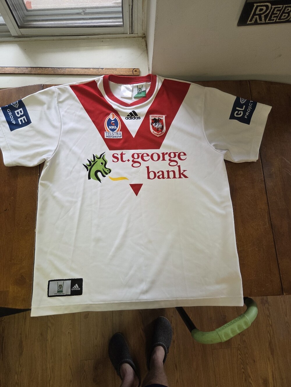 Vtg 2006 St George Illawarra Dragons NRL Rugby Jersey Adidas Size XL OKI